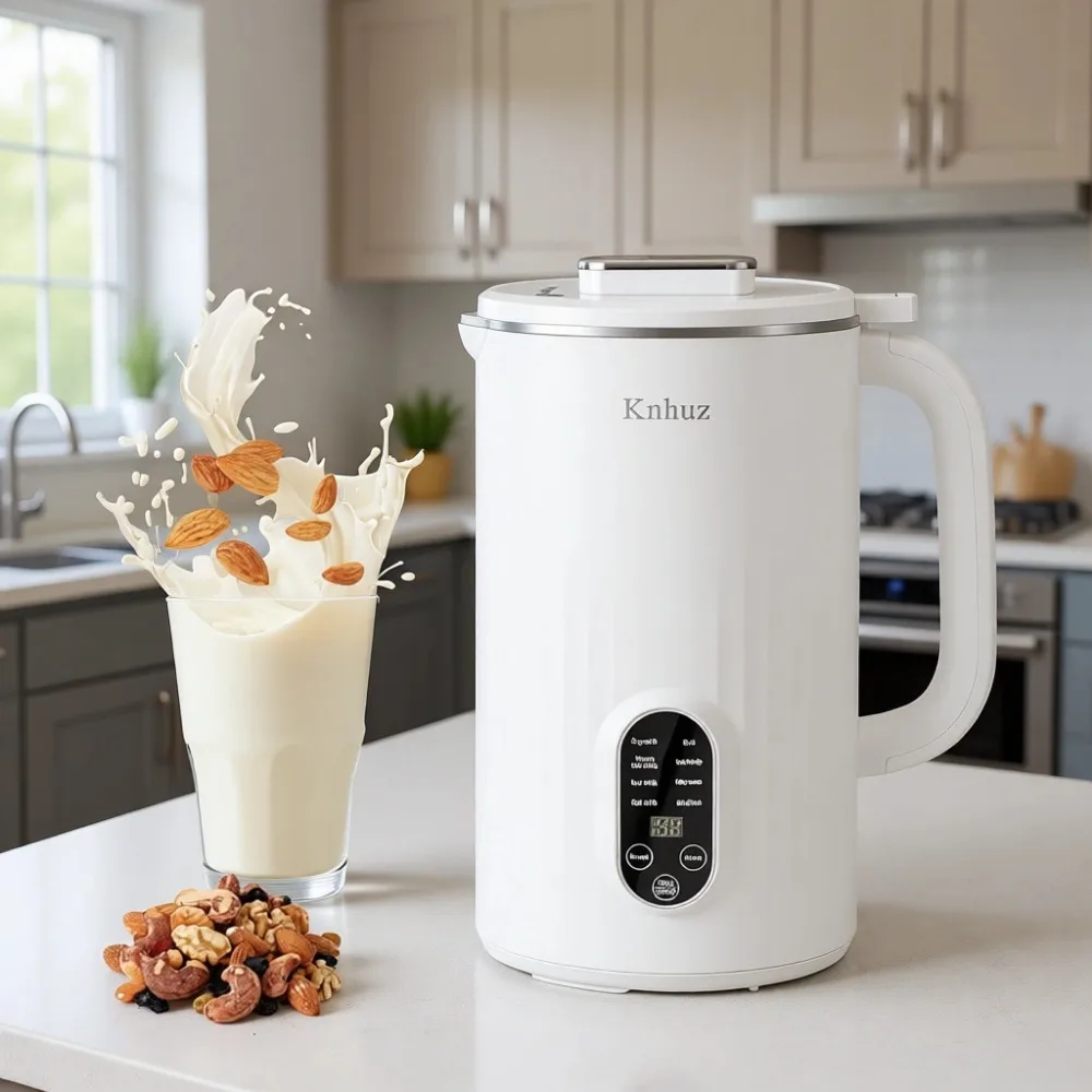 Automatic 32oz Plant Milk Maker for Almond Oat Coconut with Delay Clean Warm
