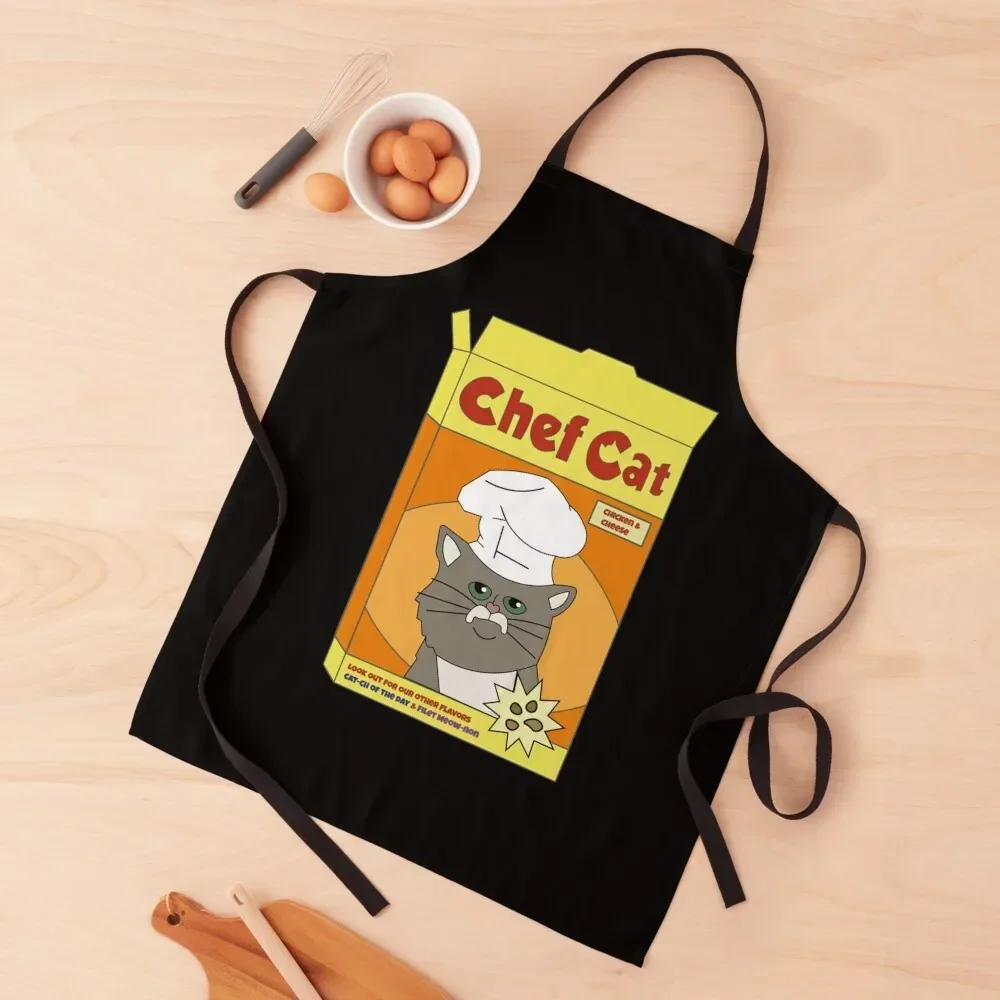 

Chef Cat Apron Woman Work Kitchens Woman Apron