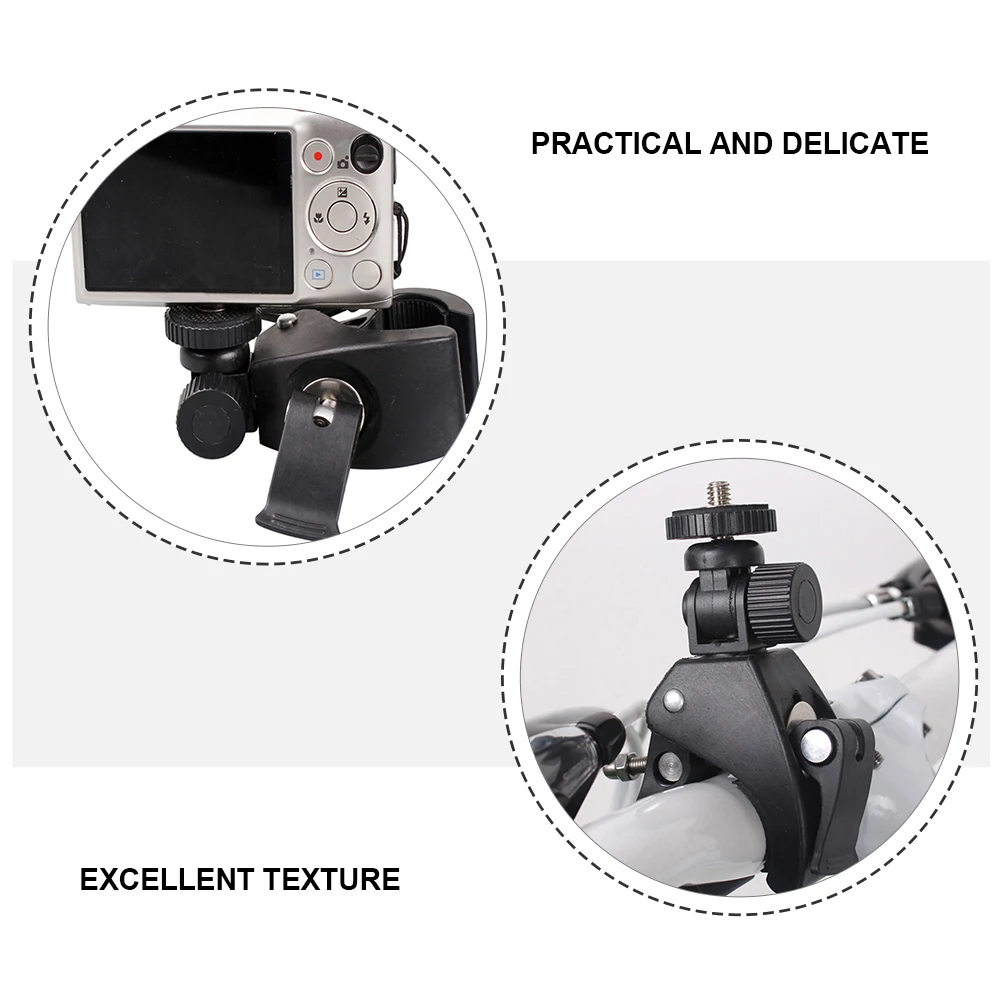 

Bicycle Stand Universal Rack Handlebar Clamp Mount Phone Holder Lightweight Durable Plastic Adjustable Design Stable Non Shake