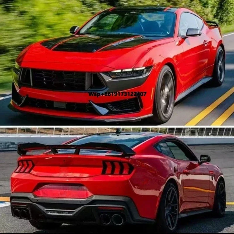 

Высококачественная карбоновая передняя губа (сплиттер) для Mustang Dark Horse S650 2024+ (комплект обвеса переднего бампера)