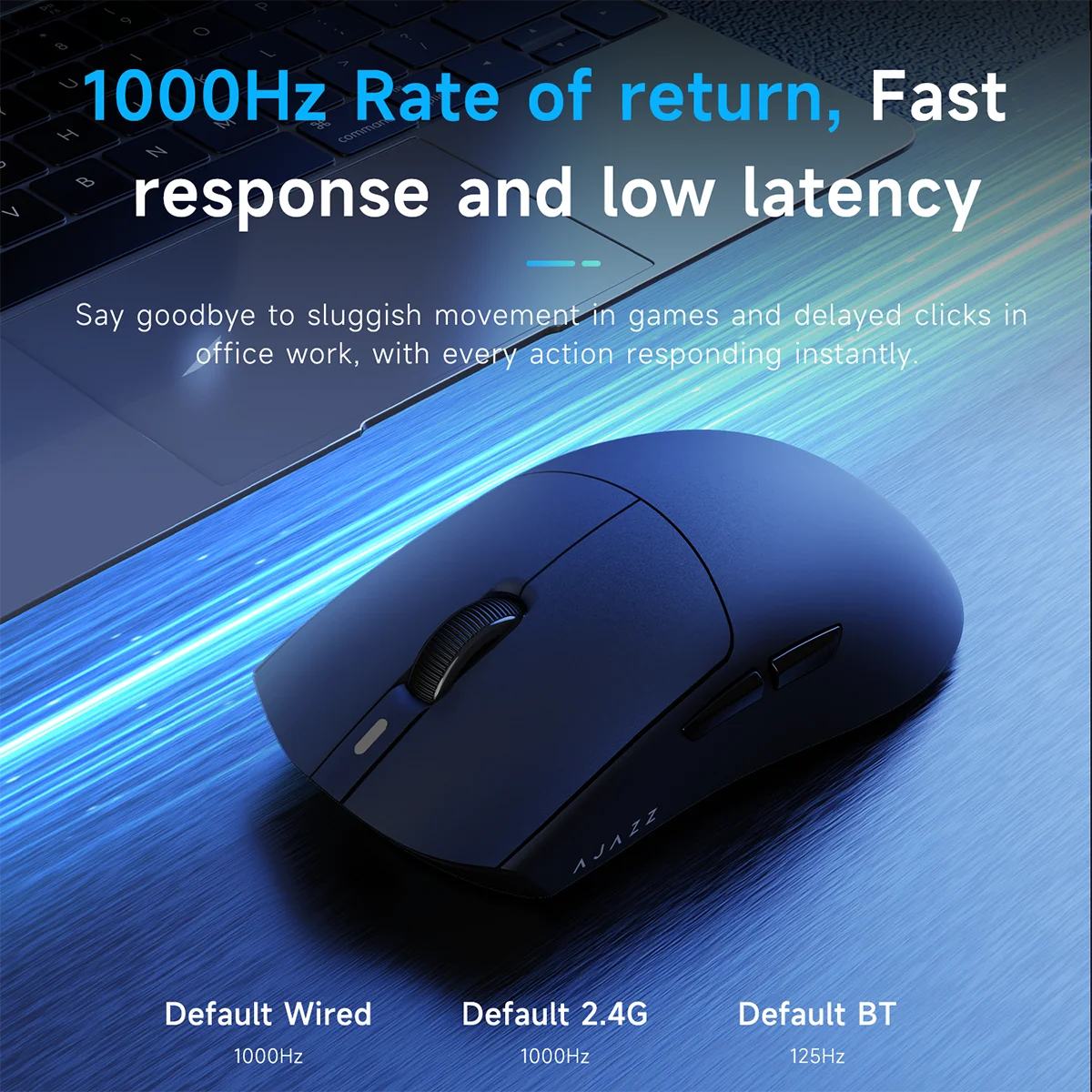 AJAZZ AJ139 V3 MC Wireless Gaming Mouse PAW3311,24000DPI,800mAh