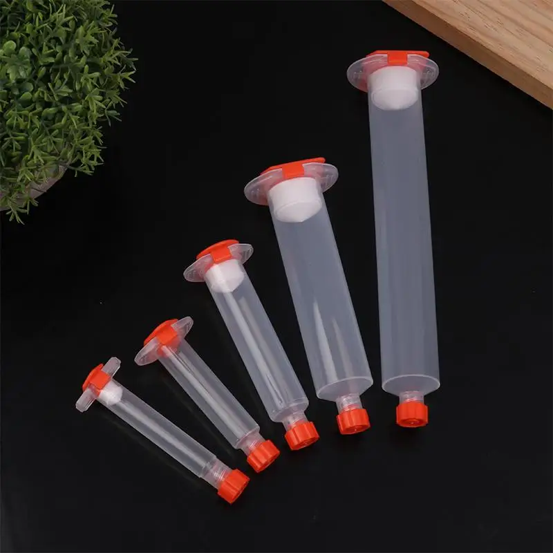 Dispensing Cylinder Syringe PP Tube Flux Container USA Type Glue Cockroach   3CC 5CC 10CC 30CC 50CC Sub-Packing
