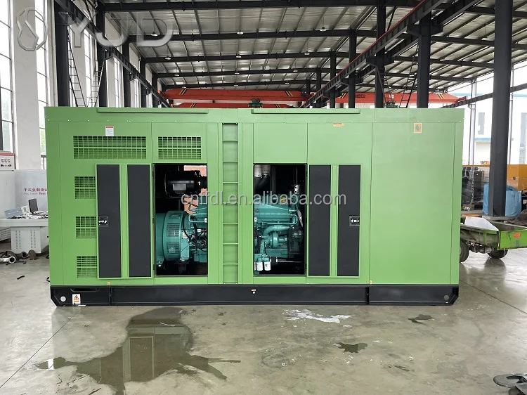 700KVA 560KW Silent Emergency Standby Diesel Generator Fast Start ATS