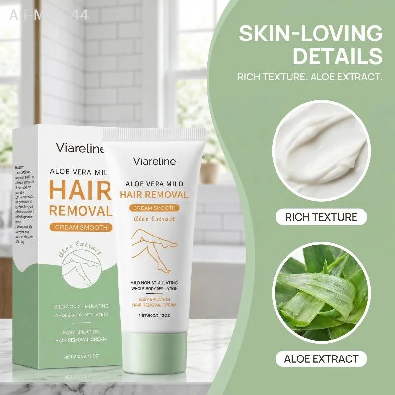 Aloe Vera Hair Removal Cream H - огляд і ціна Hair Care With Aloe Vera