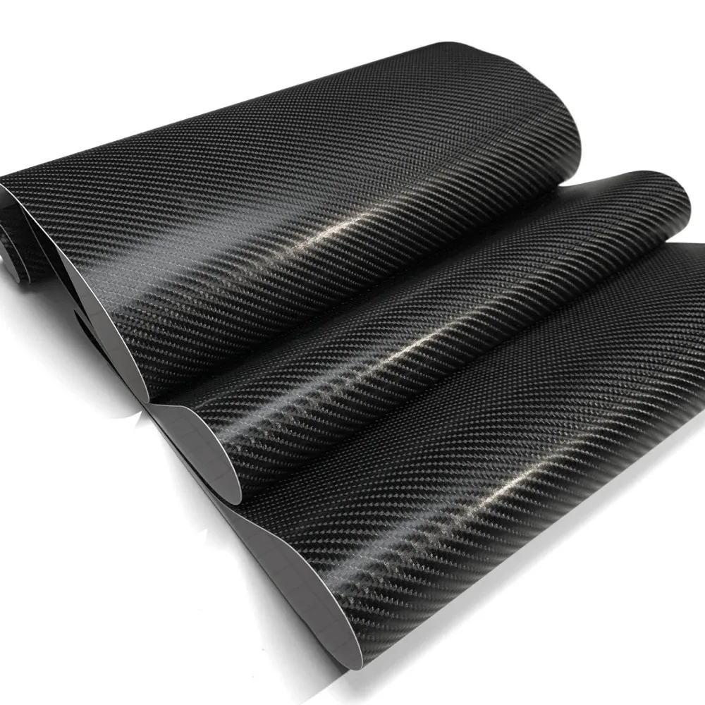 Auto Exterior Decoration 6D Forged Carbon Fiber Vinyl Wrap Film PET Matte Black Decal For Vehicle Hood Roof Interior Styling