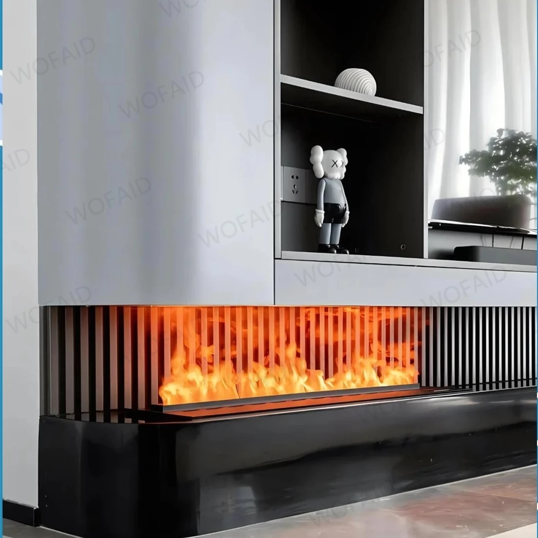 5 Years Warranty Mist Simulation Fire Vapor Fireplace With WOODS Cracking Sound 3d Atomization Electric Water Steam Fireplace