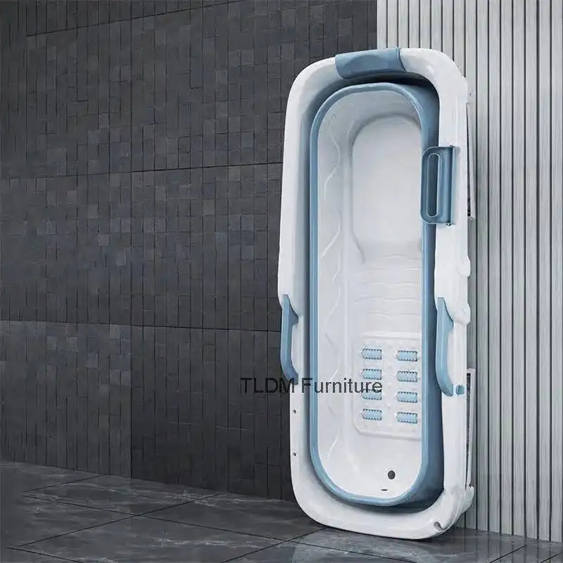 

Home Foldable Portable Bathtubs Creative Bathroom Full Body Hot Tub Modern Ice Bath Bucket Adult Thickened Plastic Swimming Pool