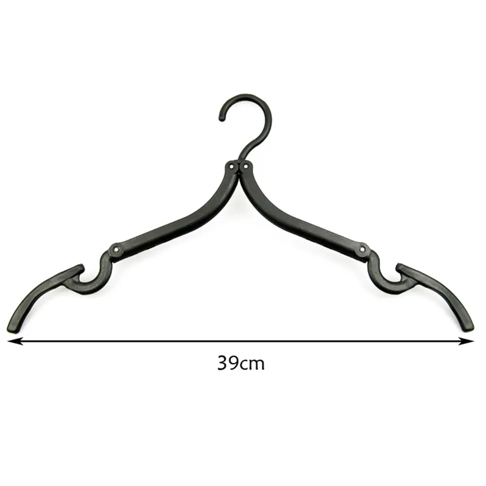 12pcs Portable Folding Clothes Hangers Travel Accessories Foldable Clothes Drying Rack for Travel Business Trip(Random Color)