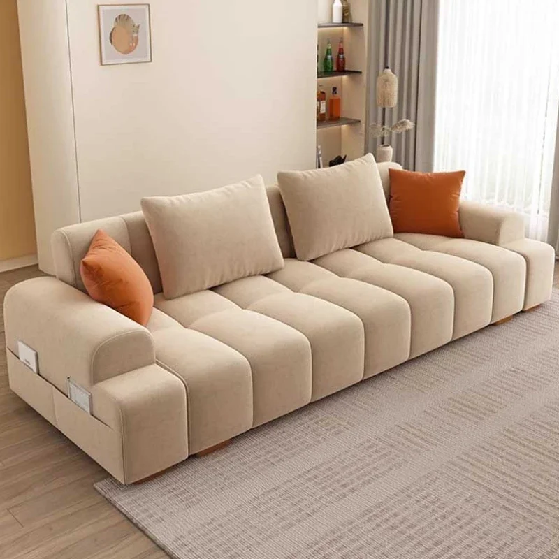 

Luxury Nordic Designer Sofa Soft Recliner White Hotel Living Room Sofas Puffs Lazy Modern Lounge Divani Da Soggiorno Furniture