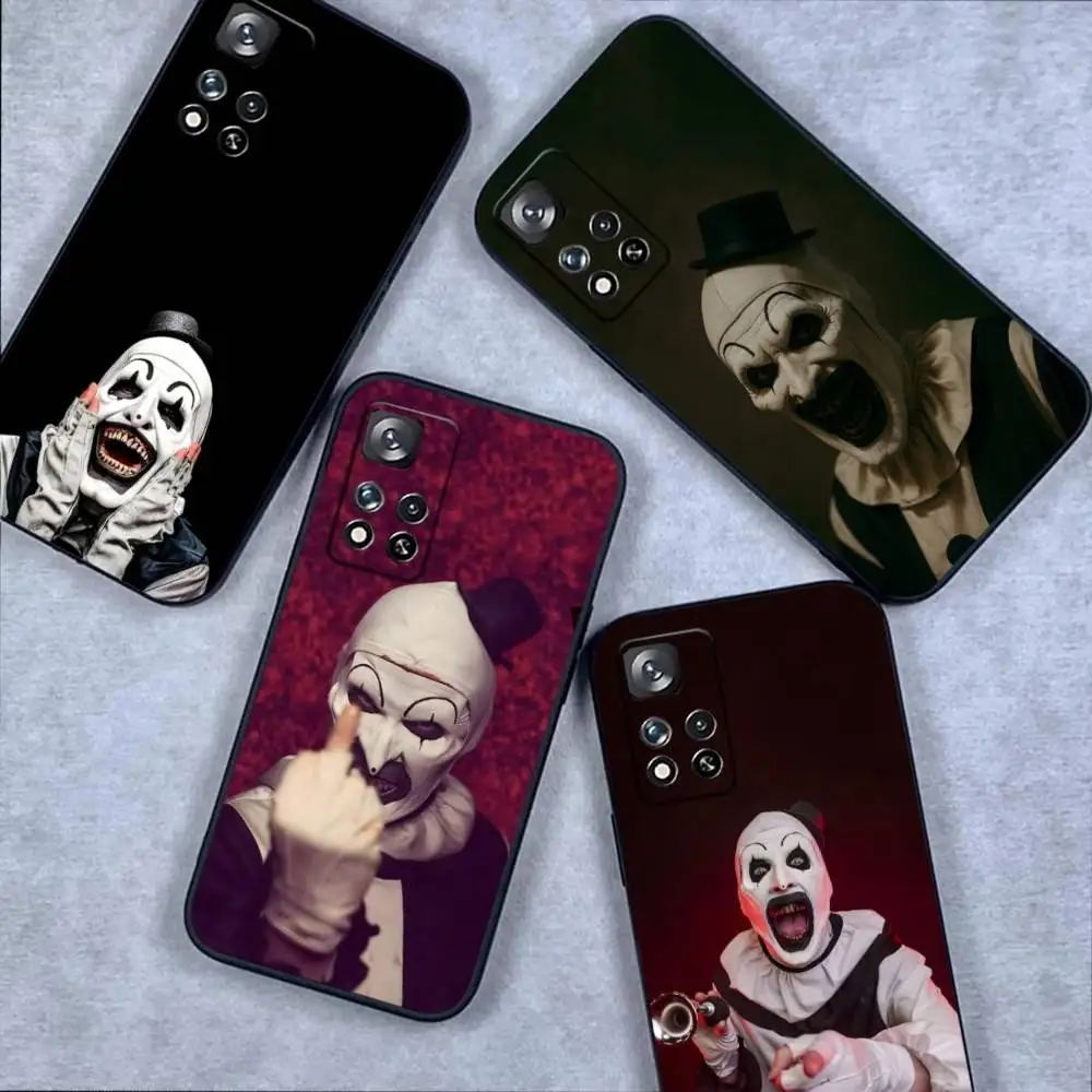 

Horror T-Terrifier Movie 3 Phone Case For Samsung S 25,24,23,22,30,21,10,9,Ultra,Plus,Lite,FE,4,5G Black Soft Case