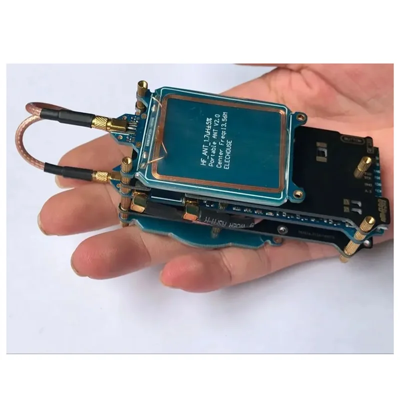 -MEOF NFC 125Khz 13.56Mhz قارئ الكاتب الناسخ RFID Proxmark3 RDV2 512K الذاكرة PM3 DEV التشفير تطوير مجموعات البدلة