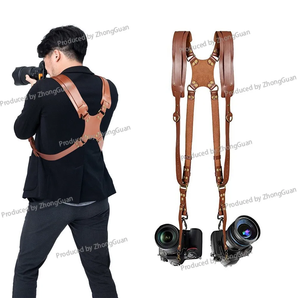 New Camera Shoulder Strap, Photographic Equipment Shoulder Strap, Digital Accessories Leather Strap SLR Camera Single Strap