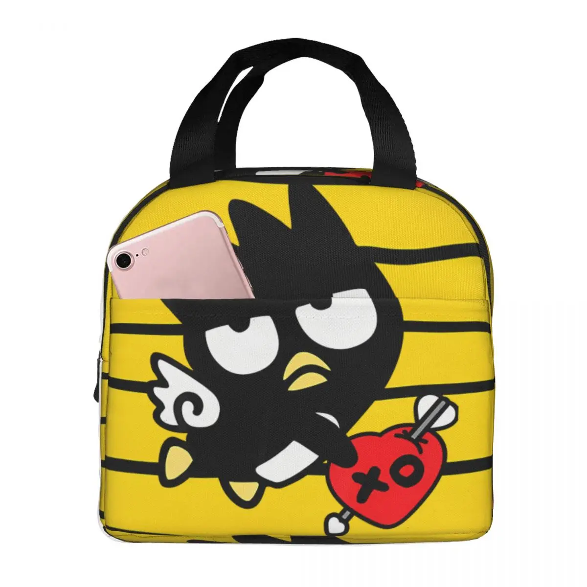 Teenager Bento Box Sanrio New Design Badtz Maru Large CapacityHand BagTravel