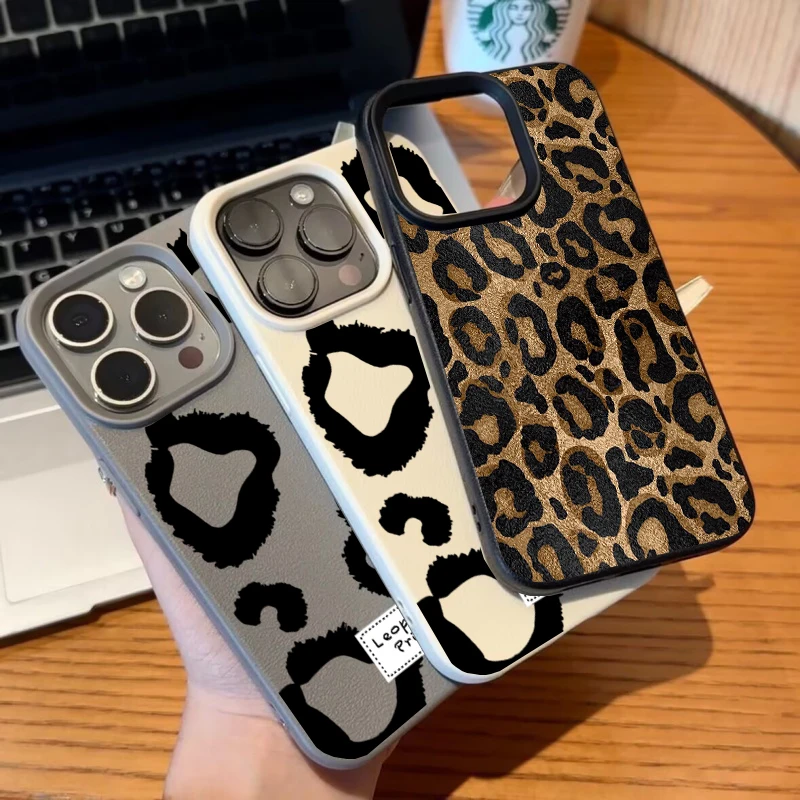 Mode Leopard Print Telefon Fall Für Redmi Hinweis 10 11 12 13 14 Pro Max 8 9 12 13 14 Pro Plus 10S A3 A5 14C 13 12C 10 Soft Cover