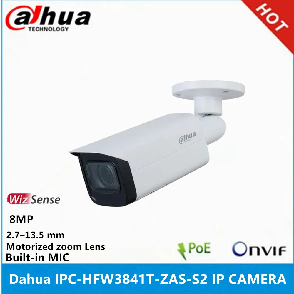 Dahua IPC-HFW3841T-ZAS-S2 8MP 2.7 mm–13.5 mm Motorized zoom Lens built-in mic IR 60M POE WizSense IP camera