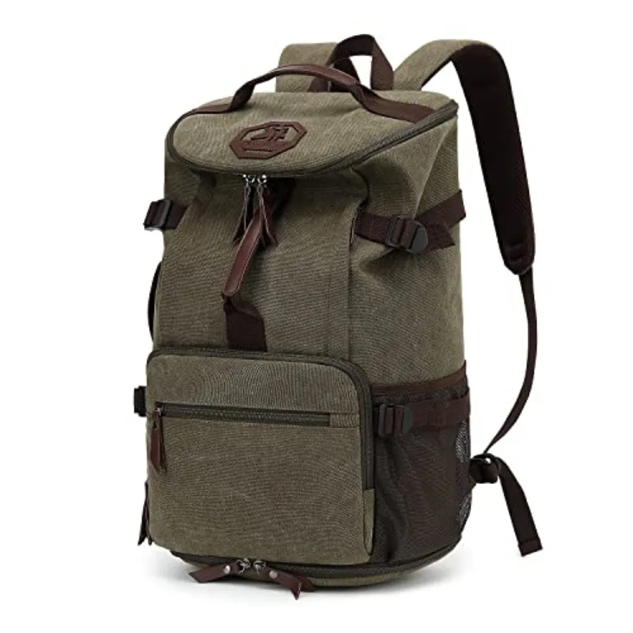 

Gym Duffle Bag Backpack 4-Way canvas with Shoes Compartment for travel Sport Hiking laptop