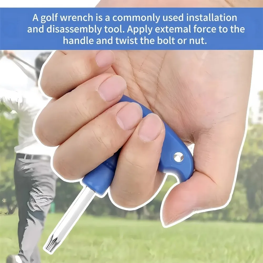 T25 Golf Club Wrenches Tools with Plastic Handle Golf Torque Wrench Golf Head Adjustment Tool Golf Club Driver Torque Tool