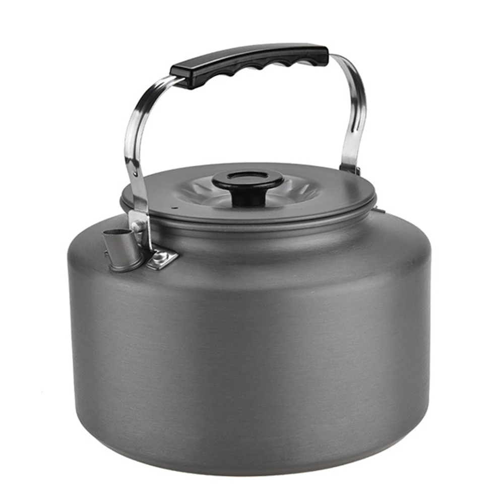 Camping Kettle for Open Fire 2L Camp Kettle + 4*360ML Stainless Steel Cups with Heat-Resistant Covers and Cup Bag Mesh Bag