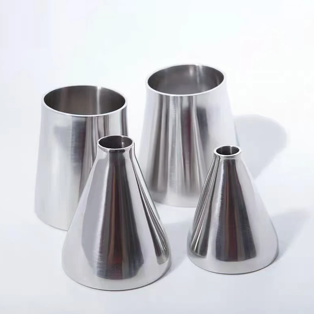 127mm - 76mm 89mm 102mm Car Accessories Tube Exhaust Pipe Adapte SS304 Stainless Steel Butt Welding Speed Reducer