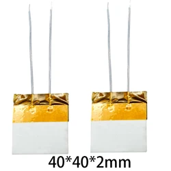 40*40*2mm 24V/36V/48V/110V/220V 70W-150W-200W-300W High Temperature HTCC Alumina PTC Heat Plate Board MCH Metal Ceramics Heater