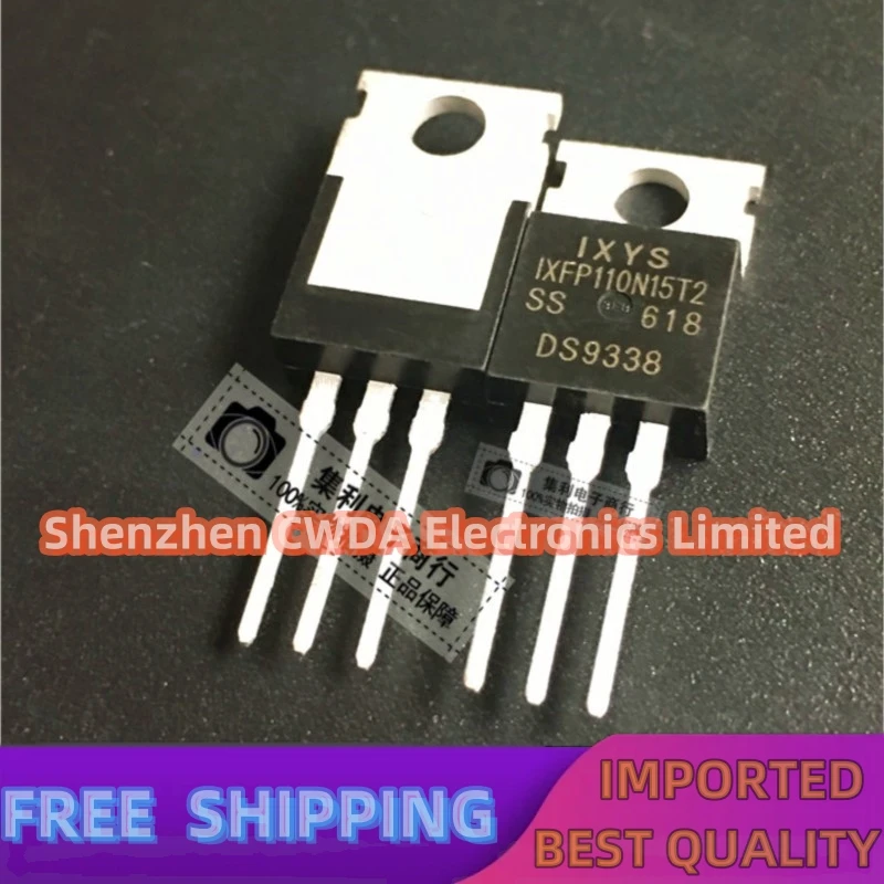 10PCS-20PCS  IXFP110N15T2   TO-220  150V 110A  In Stock 