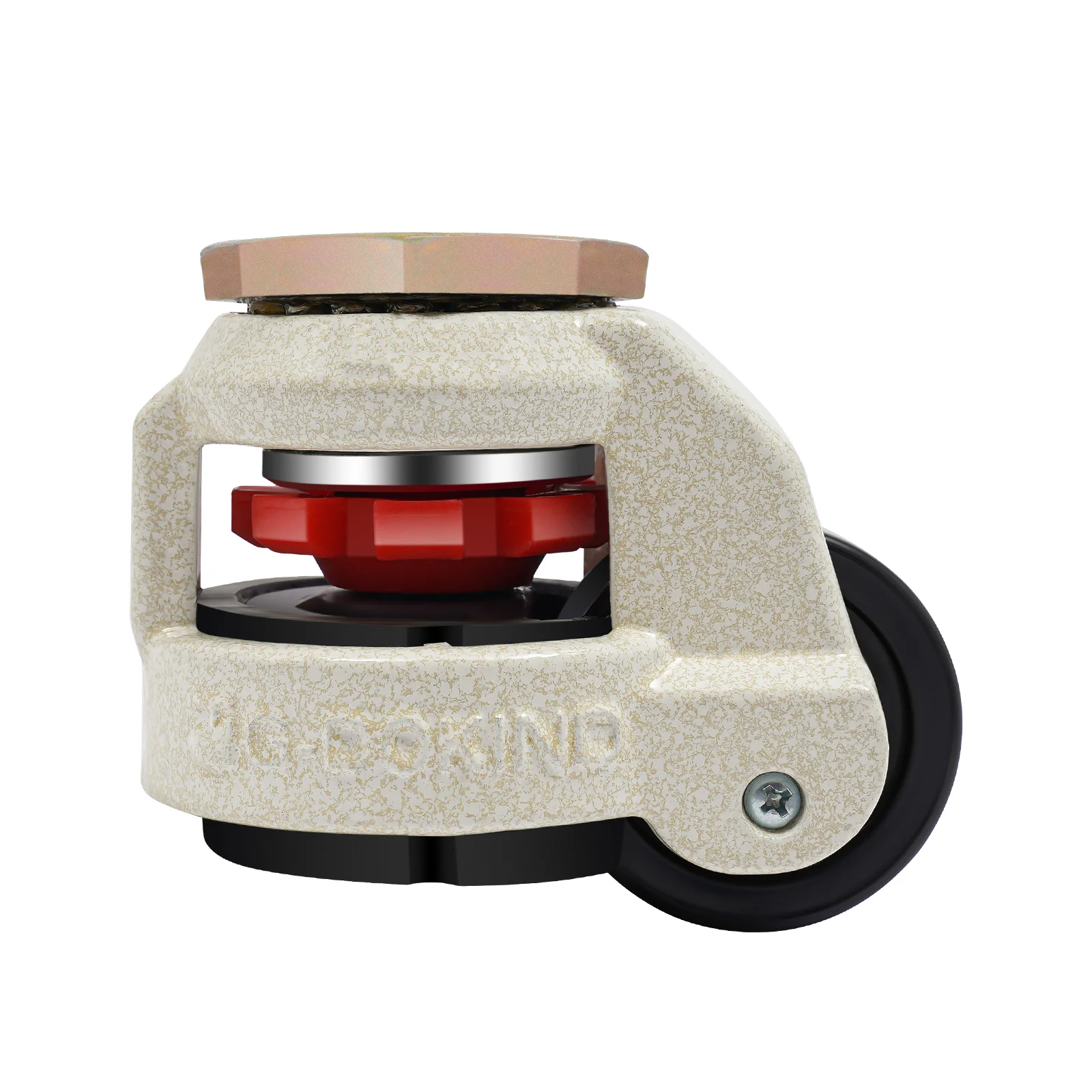 4Pcs Leveling Casters W/ 360 Degree Swivel Heavy Duty for Industry Equipment Workbench Shelves GD-60S