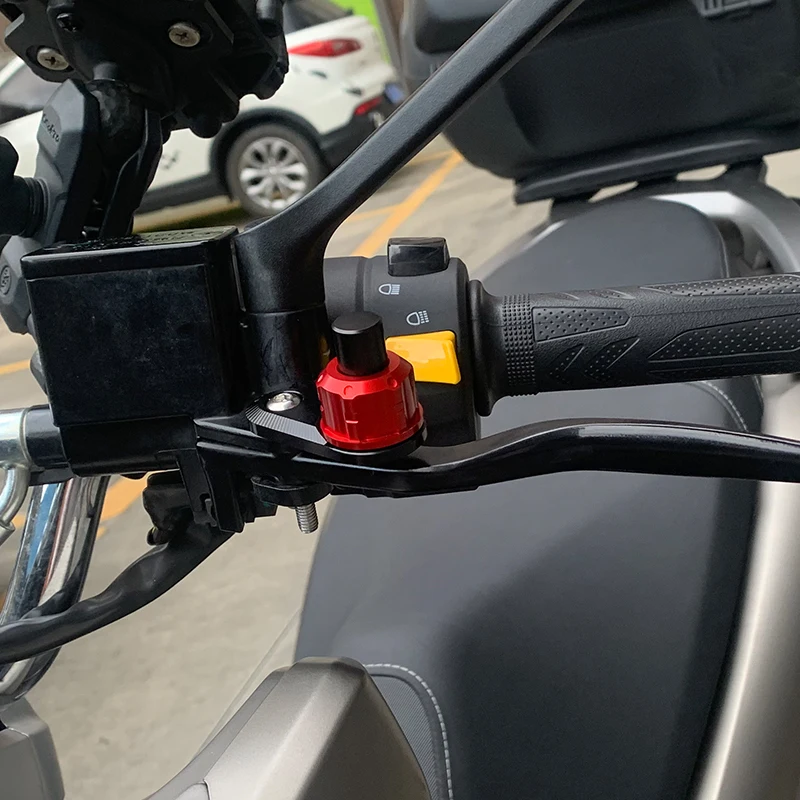 Brand New For ADV150 ADV160 ADV350 X-ADV 750 Motorcycle Accessories CNC Parking Brake Lever Parking Semi-automatic Lock Button