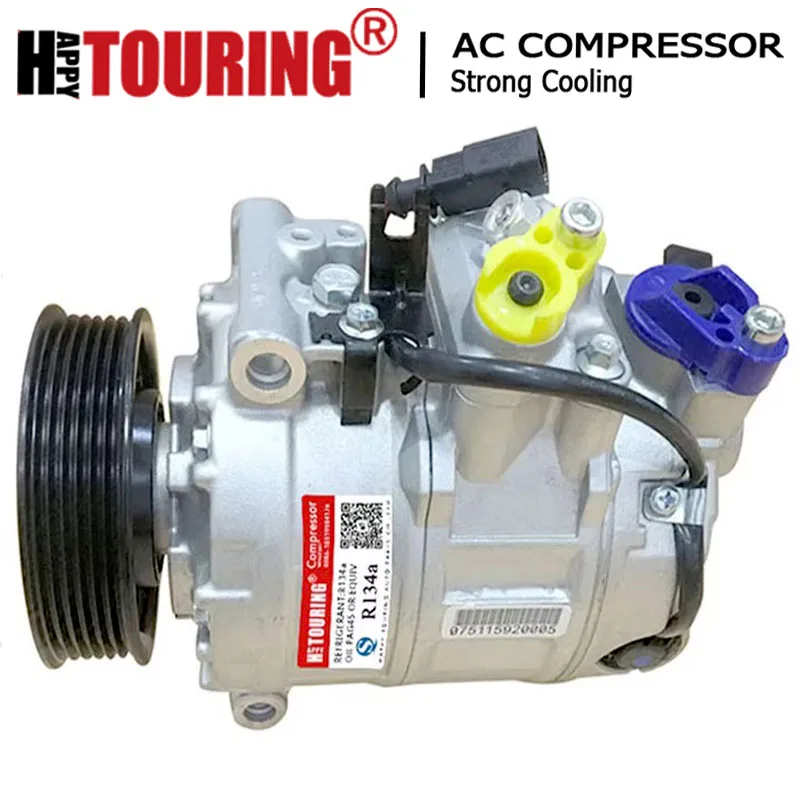 A/C Compressor for Audi A4 Quattro 2004-2005 Q5 S4 SQ5 2013-2017 4H0260805A 8E0260805BM 8H0260805B 4E0260805AC 4H0260805