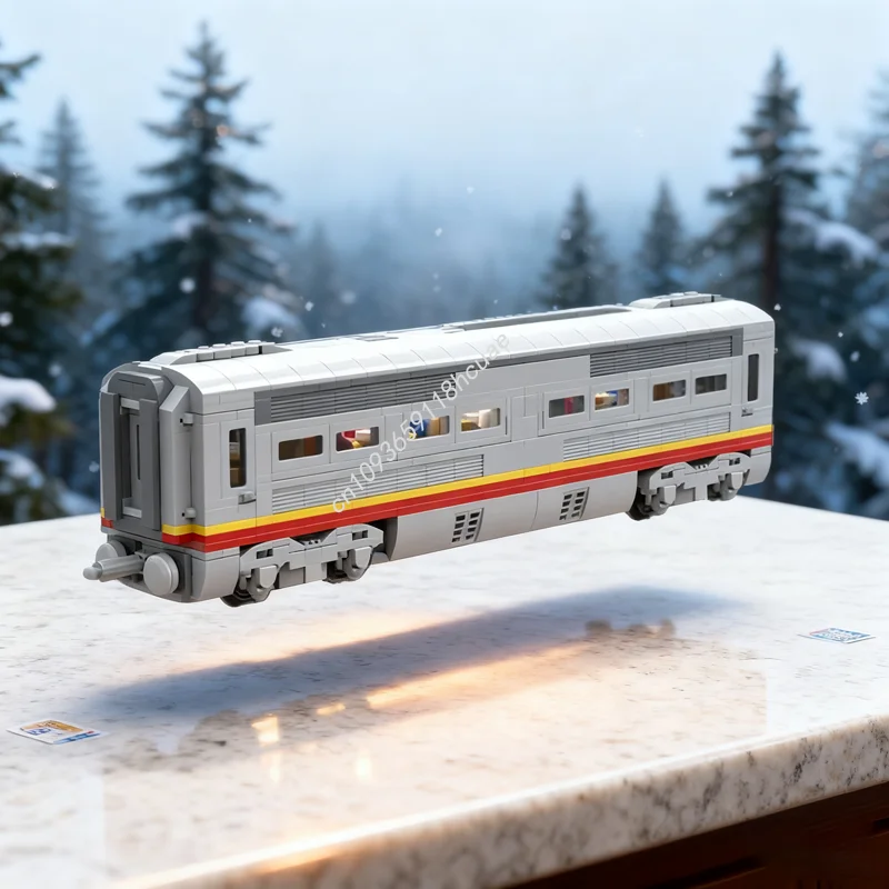 

5023pcs MOC Santa Fe 8 Wide Carriages And Low Model Building Christmas Gifts Blocks Construction Assemble Toys DIY Idea Birthday