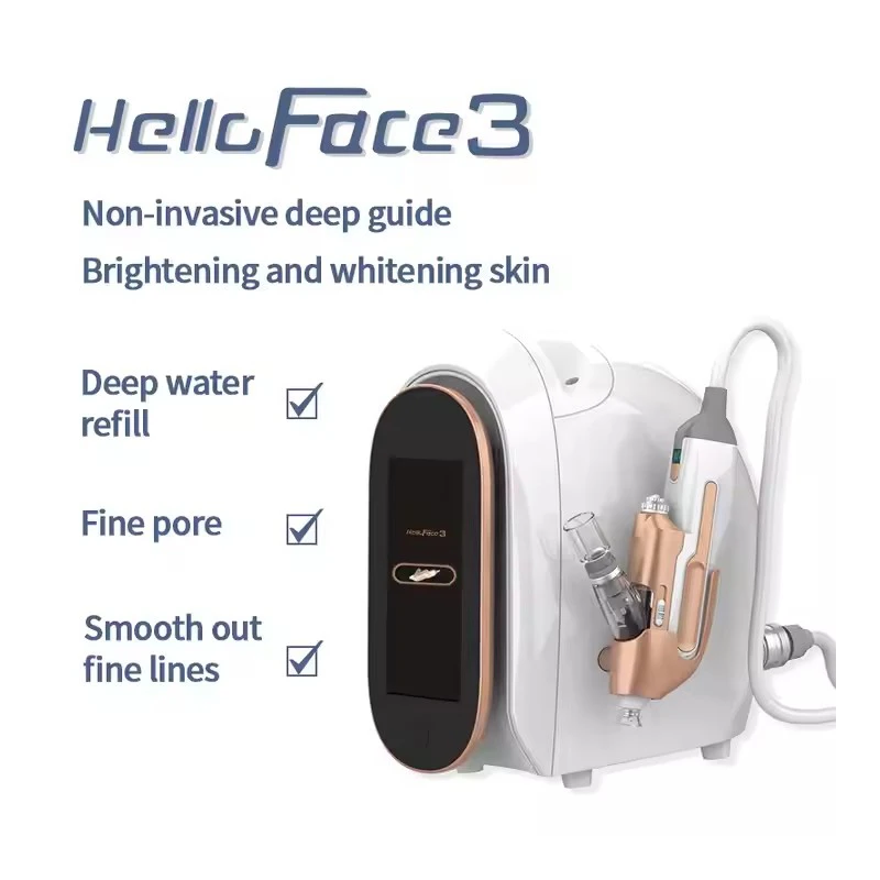 Newest Hello Face 3 High Pressure Airflow Facial Care Maintenance and Hydrating Beauty Equipment