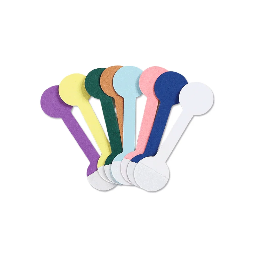 ジュエリーディスプレイ用の空白の丸い値札、ディスプレイカードステッカー、イヤリングブレスレットネックレス自己粘着ラベル、パッケージ供給、100個、200個