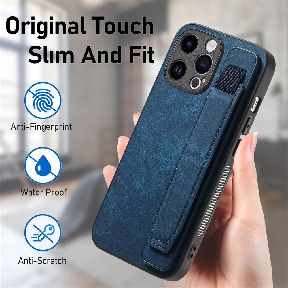 Coque antichoc avec dragonne pour Huawei Honor 200, étui avec support, rétro, pour modèles 90 Lite, X9B, X9A, X8B, X7B, X8A, X7A, Xsnap100 5G