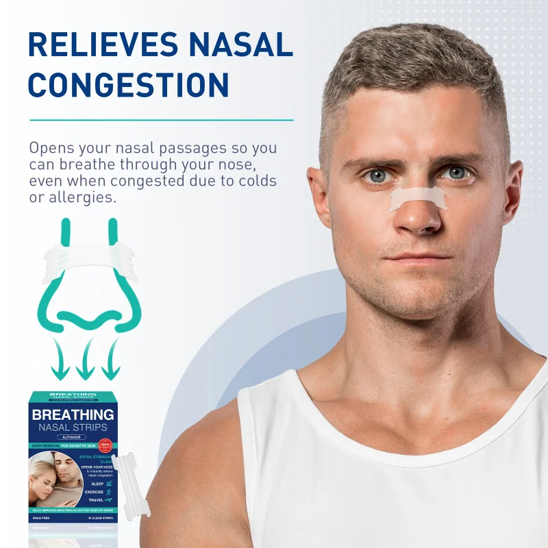 60pcs of Skin-Colored Nose Strips Designed for Comfortable And Breathable Nasal Application, Ideal for Improving Breathing