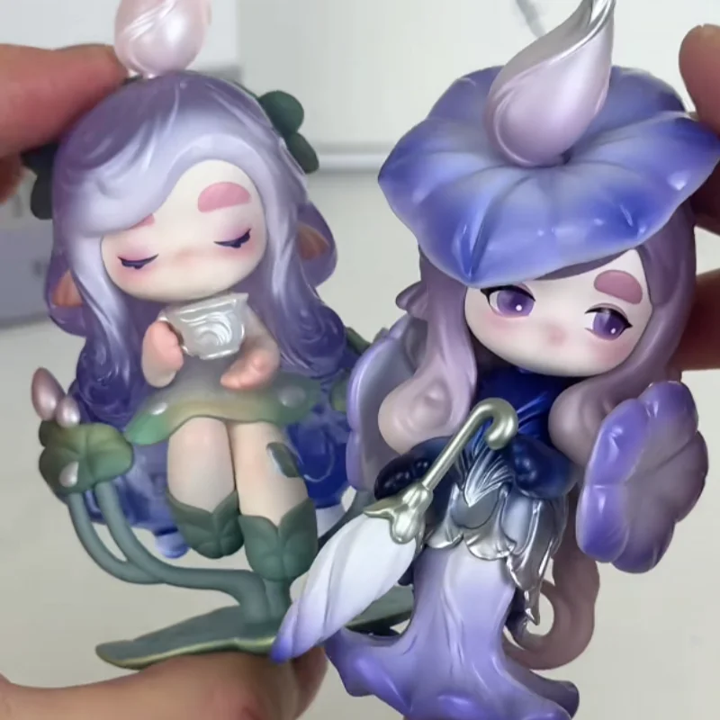 POPMART Chaka Blind Box Luminous Reverie Series Flower-Shaped Figure  Ornament Exquisite Figurines Handmade Toy Desktop Gift