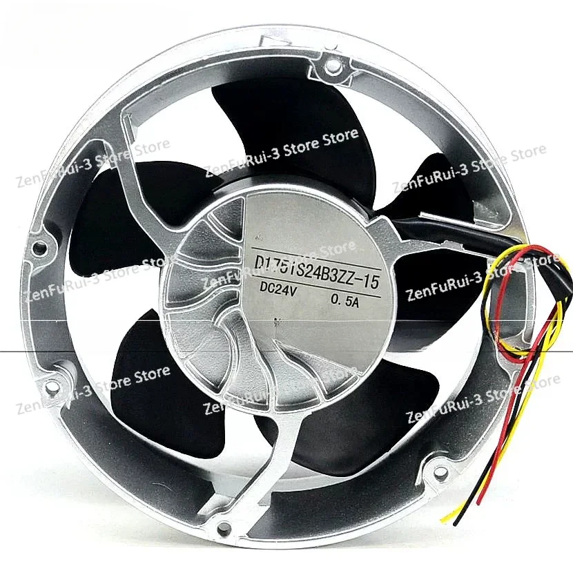 

D1751S24B3ZZ-15 24V inverter fan 17CM inverter fan 3-wire speed regulating fan