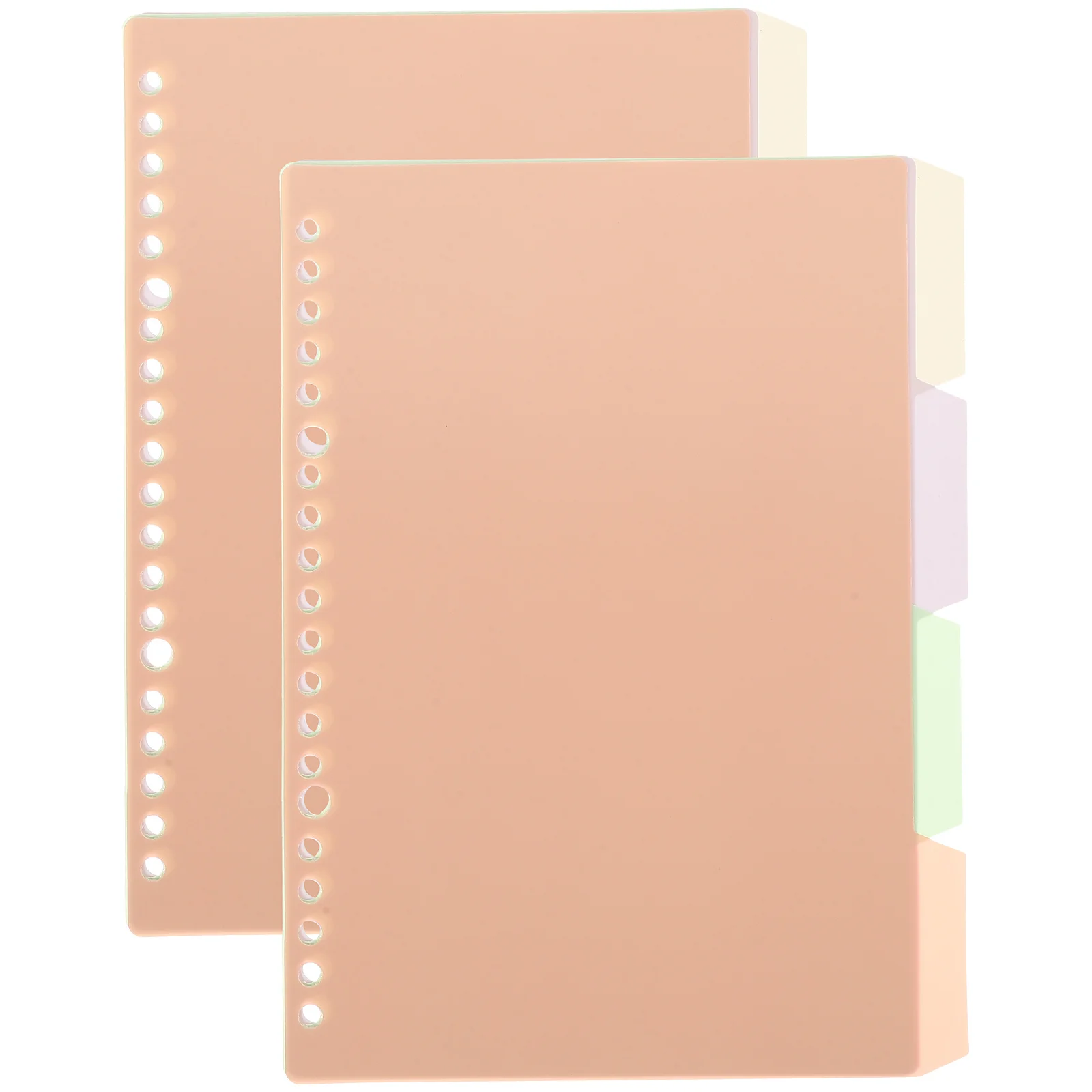 

10pcs Divider Tabs For Notebook Index Dividers Clear Label Loose-Leaf Page Markers Binder Supplies File Dividers Notepad Tabs