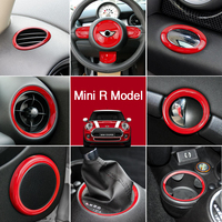 Car Modification Sticker Red Decorative Cover Car Styling Accessories For BMW MINI Cooper S R55 R56 R57 R58 R59 R60 R61 Clubman