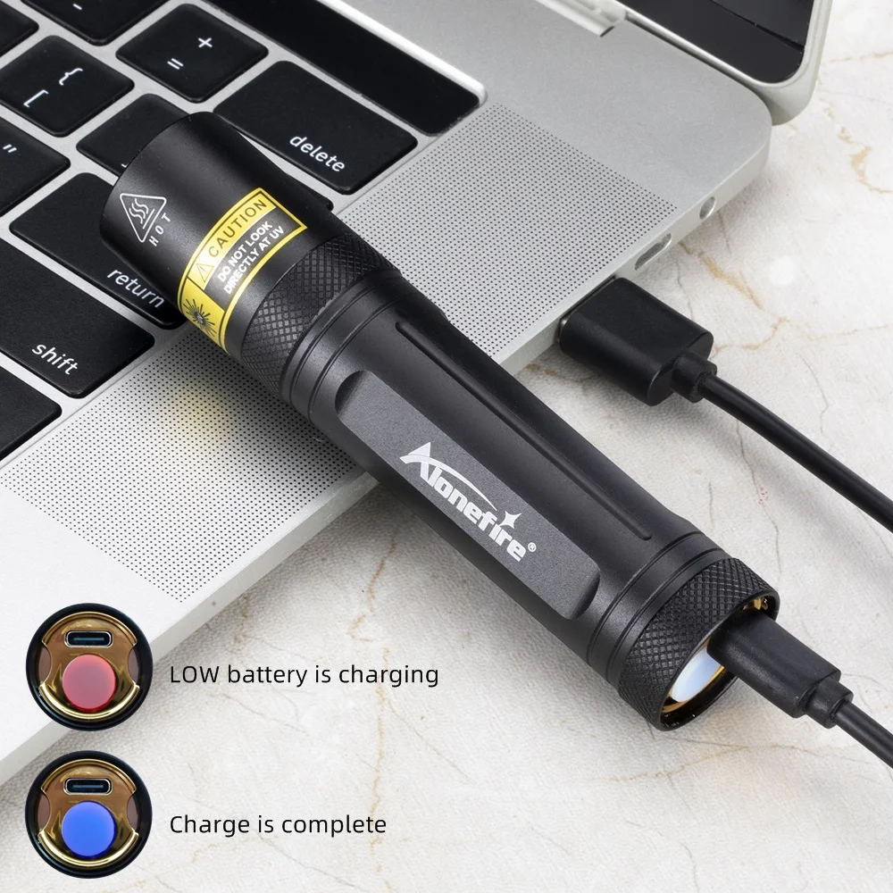 Alonefire SV77 Linterna UV 365nm para detectar manchas de mascotas - imagen 5