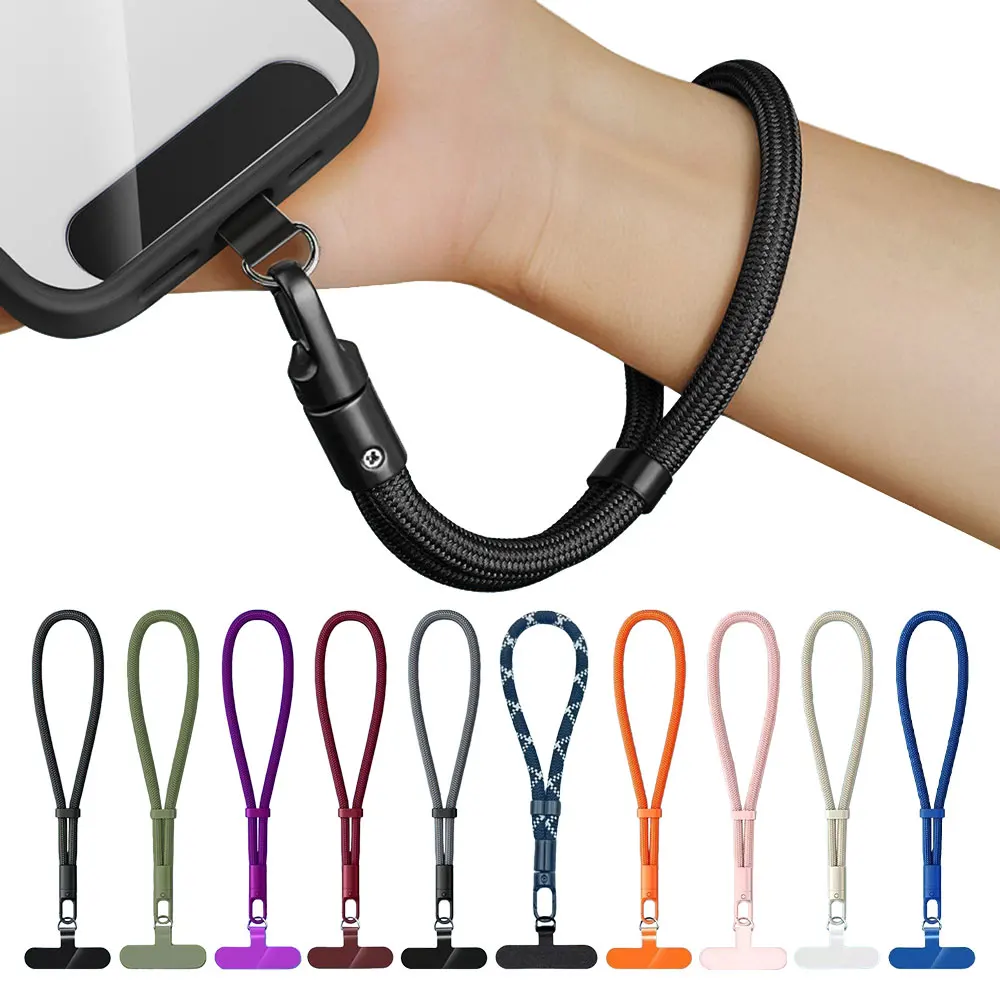 Image of Verstellbarer Hals-/Umhängegurt Universelles Handy-Lanyard mit Clip: Verbesserte Fallschutzfunktion & 360°-Drehung ° Drehbare Halterung für Alle Handyhüllen