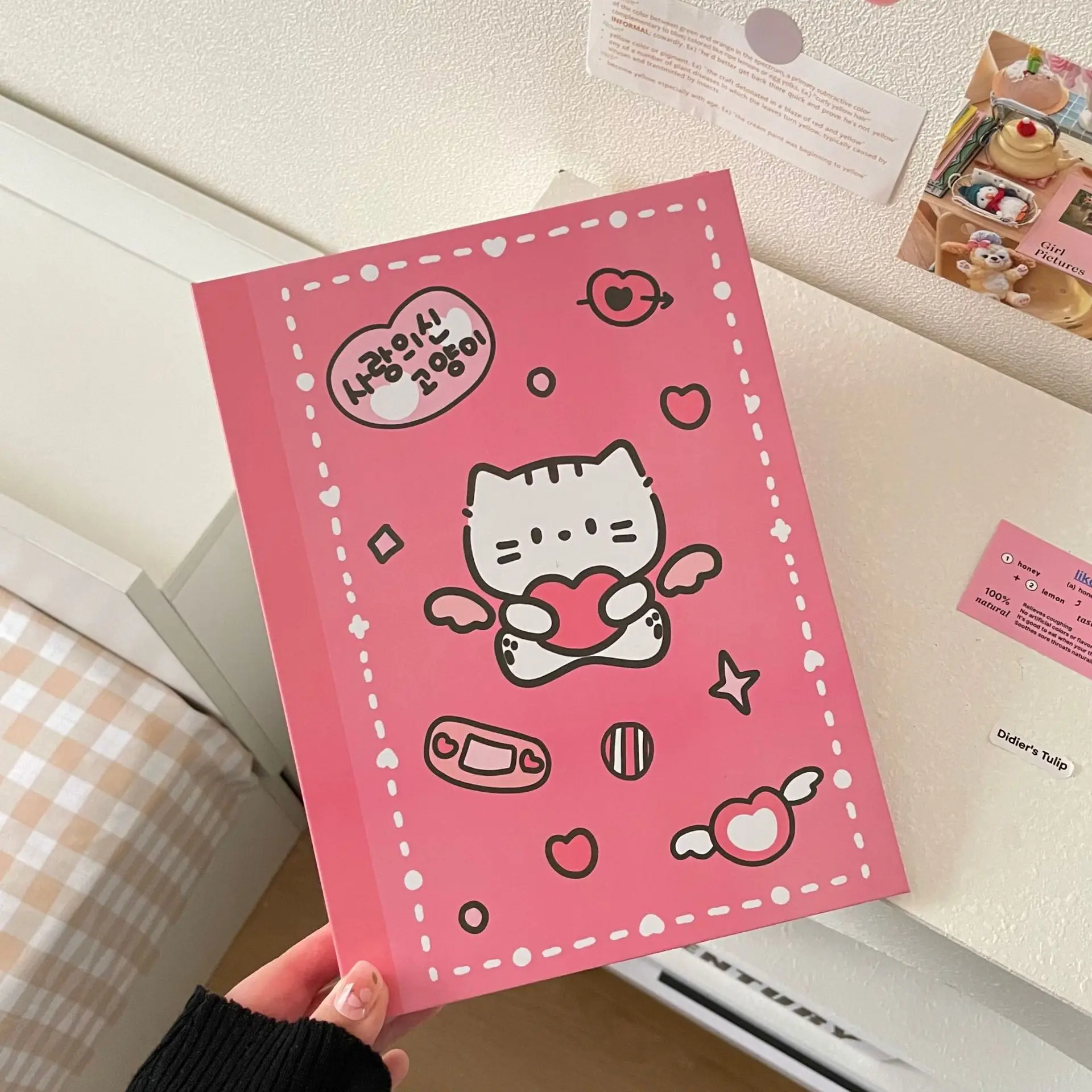 SKYSONIC Neue A5 Binder Sammeln Buch Fotoalbum Agenda Kawaii Gird Cover Postkarten Ring Organizer DIY Minen Lieferanten – Detail 35