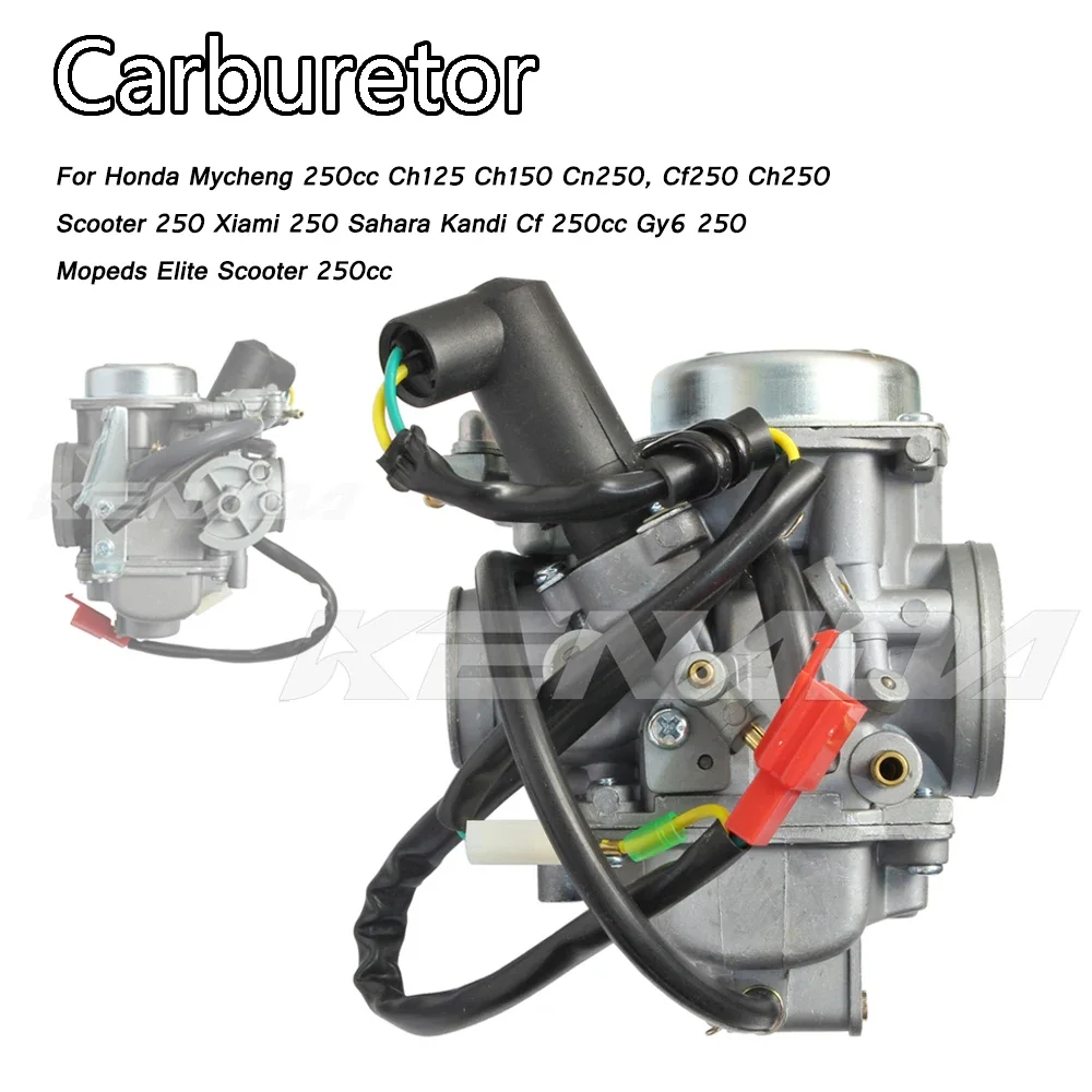 PD30J 30mm Carb Auto Choke Assy for CF250 172MM V3/V5 CH250 CN250 Fashion Elite Spacy Helix Fusion Spazio Master Sapero Bali 250