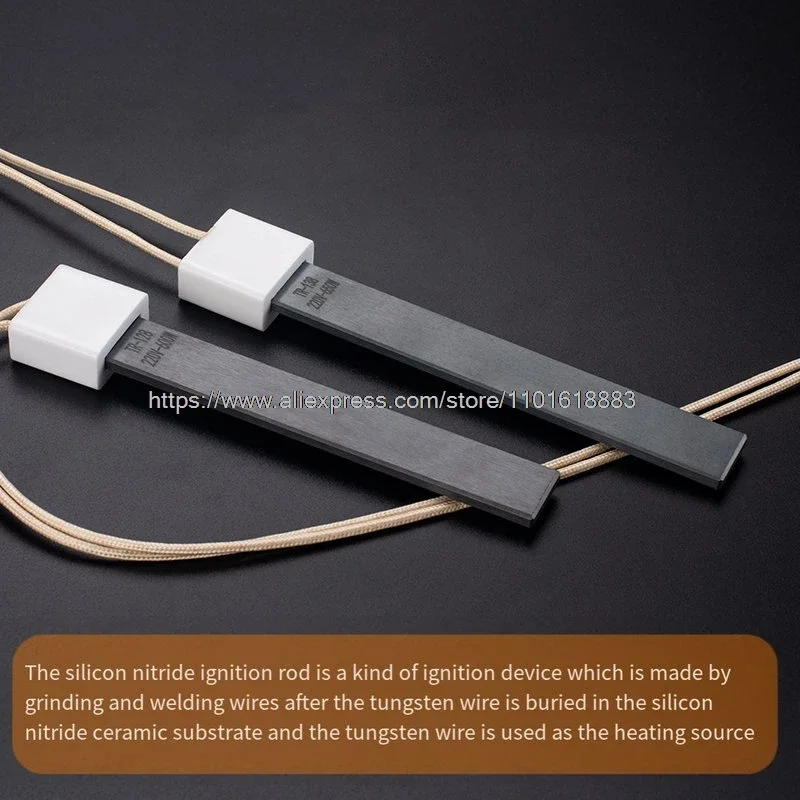 Encendedor automático de biomasa, generador vapor combustible, accesorios caldera, varilla encendido cerámica