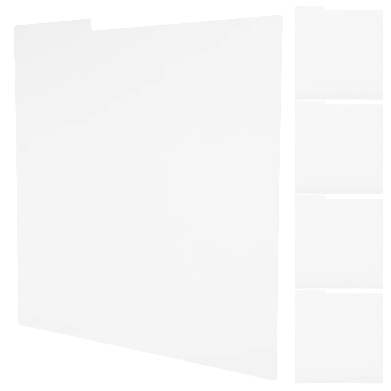 

8Pcs Vinyl Record Dividers Sturdy PVC Writable Surface for Organization Record Shelf Divider Card Sorting Dividers Book Shelf