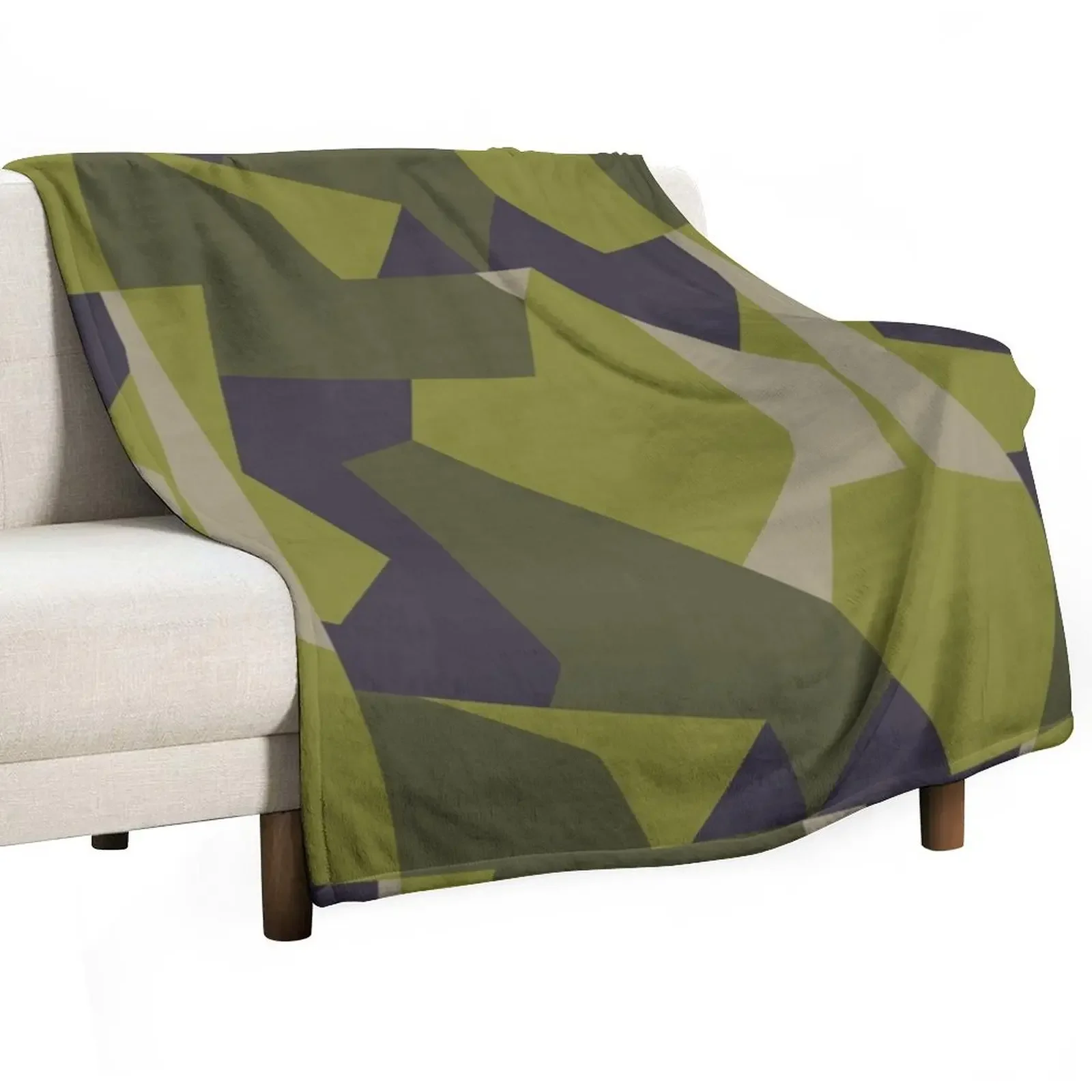

Swedish M90 Splinter Black Green Camo Throw Blanket Hairys Winter beds Shaggy Bed covers Blankets