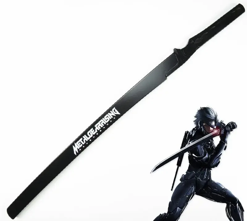 

104cm Cosplay Anime show Game Gear Rising Revengeance Raiden weapon Japan samurai wooden Sword model Costume Fancy Dress party