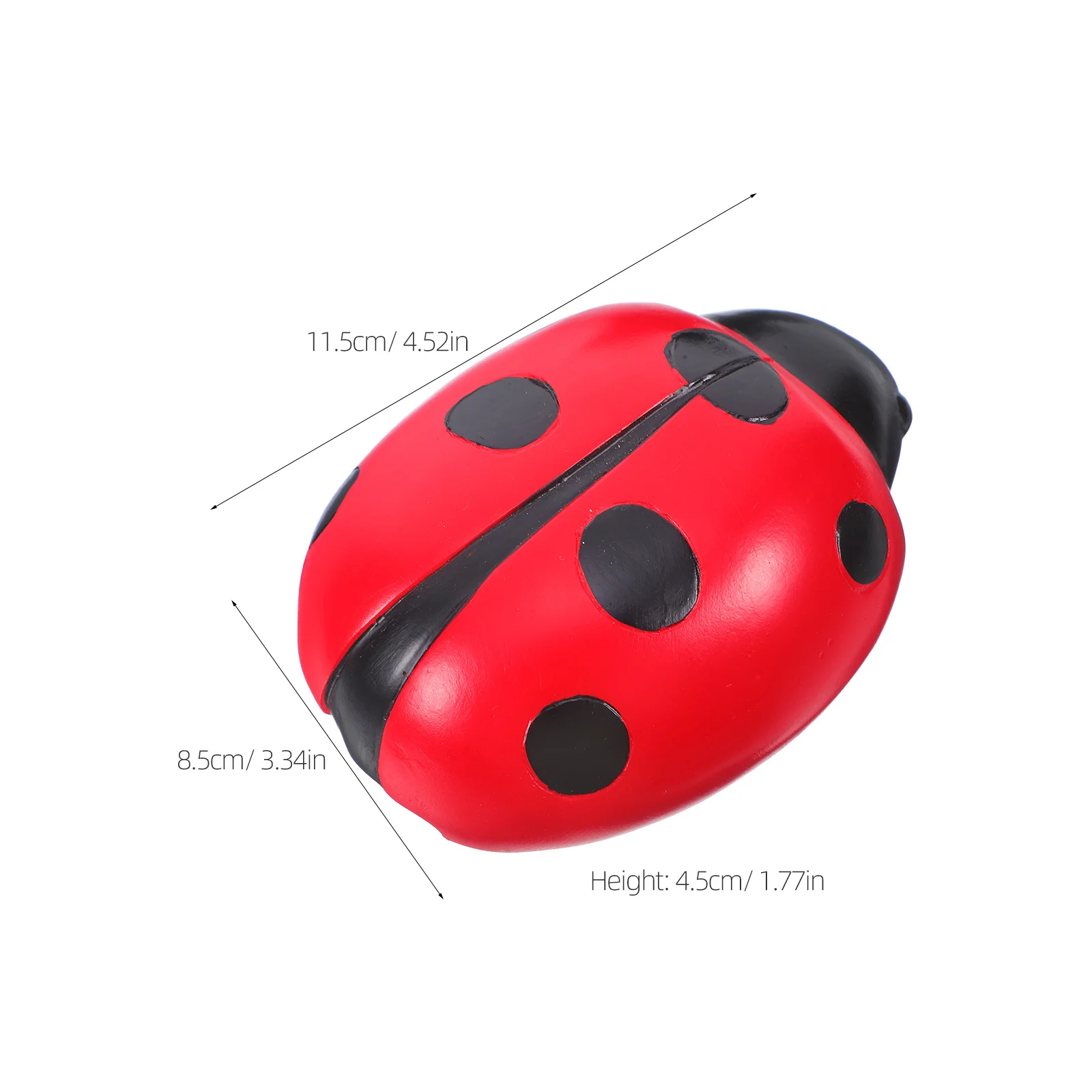 Ladybug Key Hider Outdoor Weatherproof Large Garden Yard Storage Box Decorative Safe Holder Weatherproof Storage Box