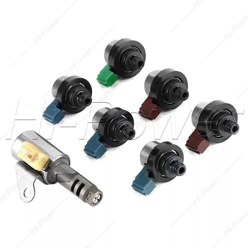 7 buah 4EAT penggantian otomatis transmisi Shift Solenoid Solenoid Solenoid 2001 untuk Subaru Forester 2010 Outback-