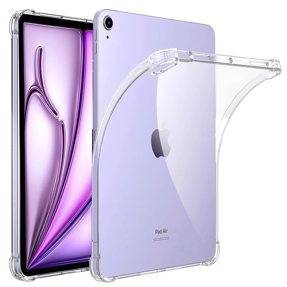 Clear Case For iPad Air 13 11 M4 M3 M2 2026 2025 2024 Cases iPad 2025 Gen 11th 10th iPad 10.2 Gen 9th/8/7th Air 5 4 3 10.5 Cover