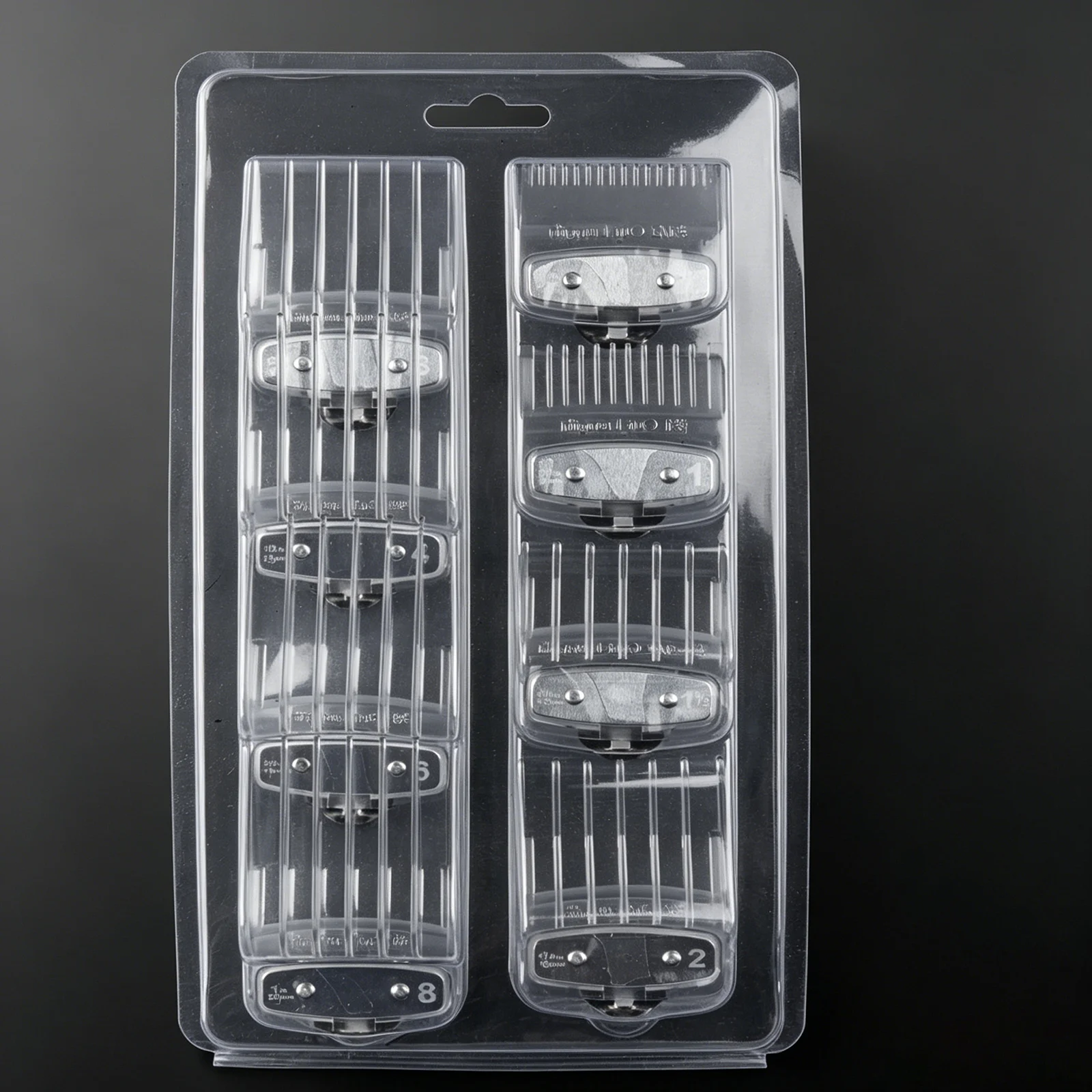 8 Stück/Set Pro Barber Guide Kämme für Wahl Haarschneidemaschine, Haarschnittkamm mit Blisterverpackung, Salon-Haarschneidewerkzeuge – Detail 21