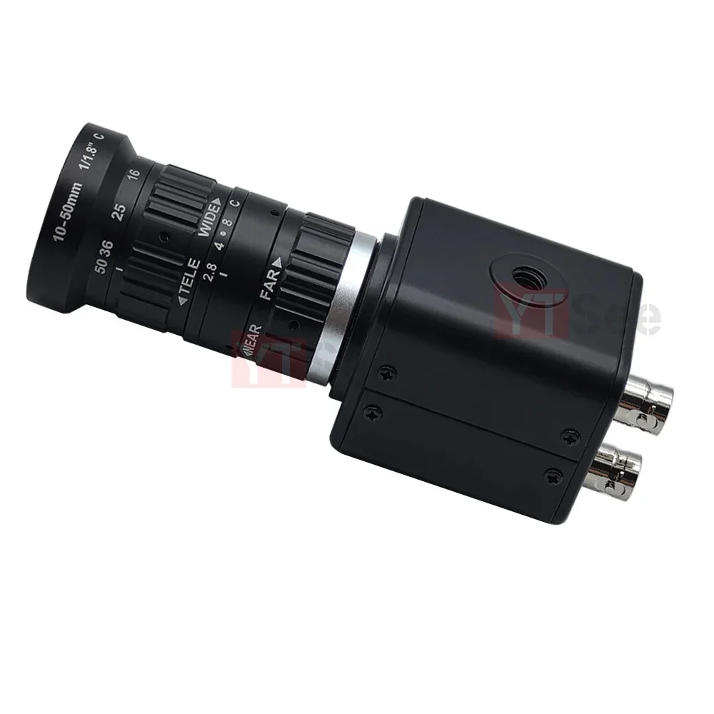 HD 1080P60FPS 3G-SDI/CVBS Output Camera 10-50mm Zoom Lens Night Vision Low Latency Industrial Cameras CCTV Security System 5